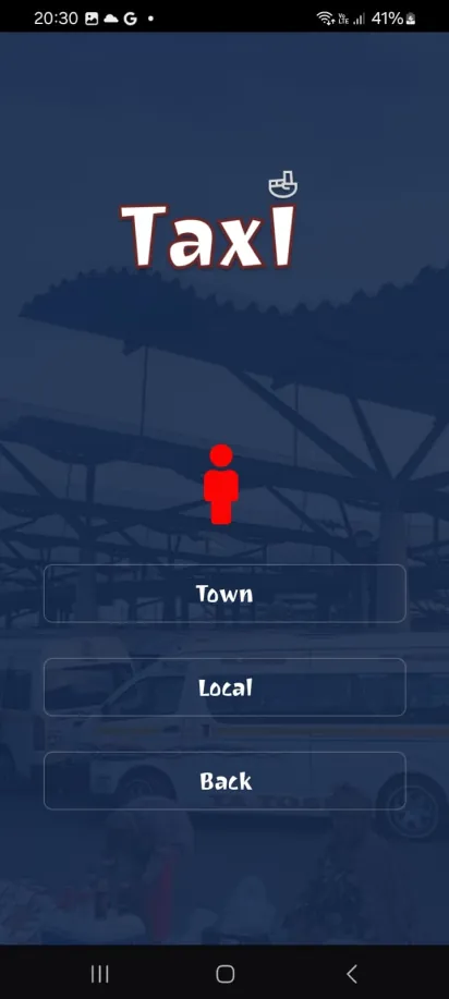 TECVO TAXI app screen 4